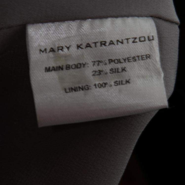 Pre Owned Mary Katrantzou Multicolor Lurex Insert Jacquard Desert Walker Sleeveless Lupin Dress S