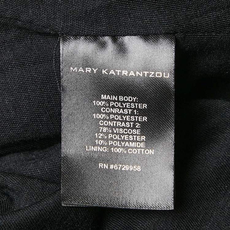 Pre Owned MARY KATRANTZOU Sequin Knit Rainbow Sleeve Detail Magpie Sweater M