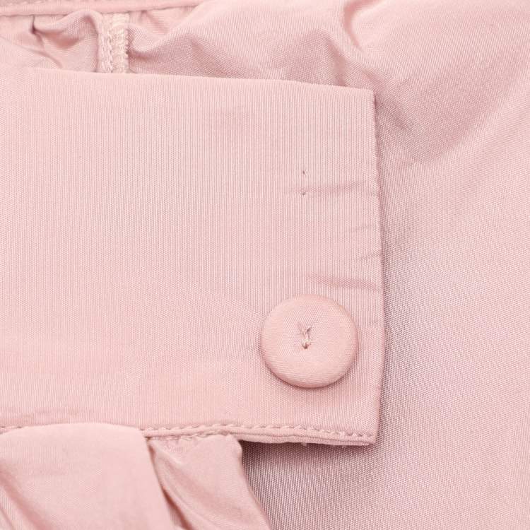Pre Owned Max Mara Pink Silk Blend Maxi Skirt M