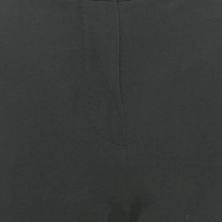 Pre Owned Max Mara Black Crepe Trousers M