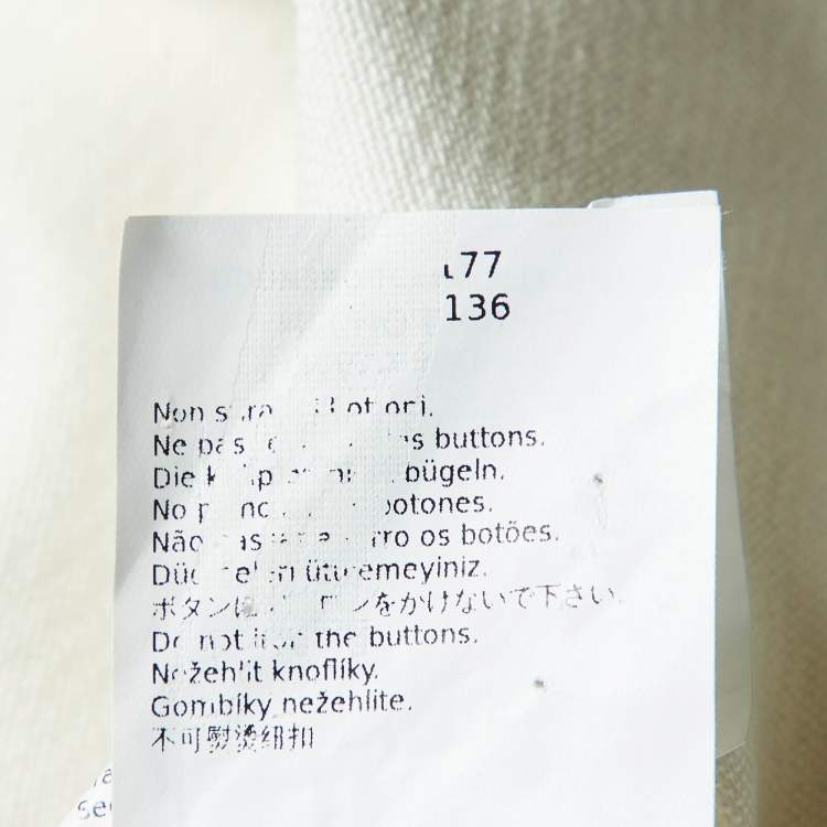 مملوكة مسبقًا Max Mara Sfilata Off-White Cotton Shirt Jacket S