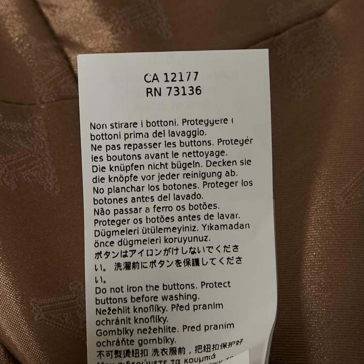 مملوكة مسبقًا Max Mara Sfilata Beige Camel Felt Double Breasted Blazer M