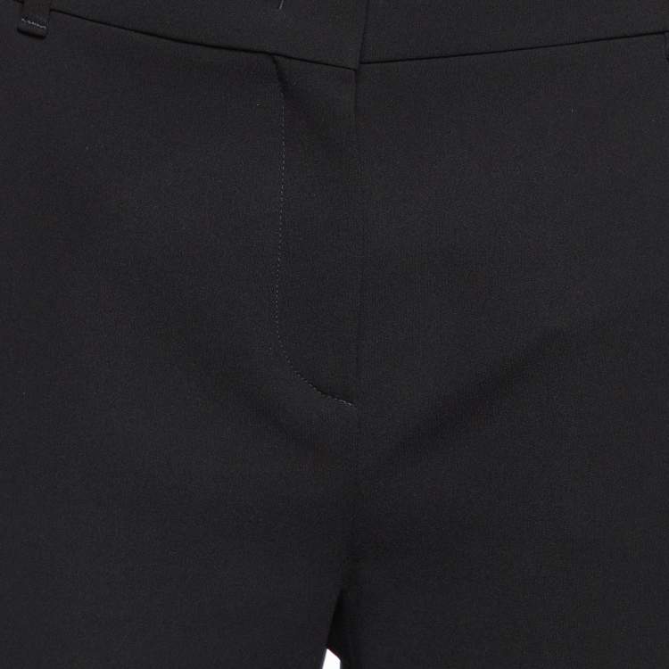 Pre Owned Max Mara Studio Black Crepe Salato Tailored Trousers XL