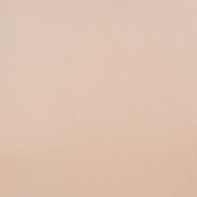 Pre Owned Max Mara Beige Crepe Drape Detail Sleeveless Dress M