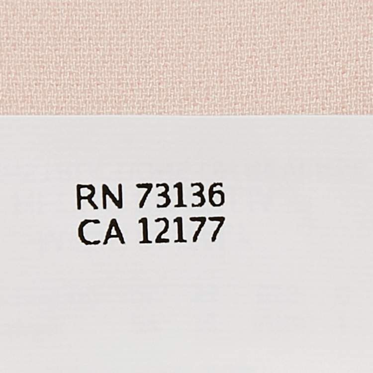 Pre Owned Max Mara Light Pink Crepe Straight Fit Trousers XS