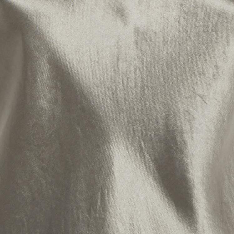 Pre Owned Max Mara Leisure Champagne Satin Maxi Dress M