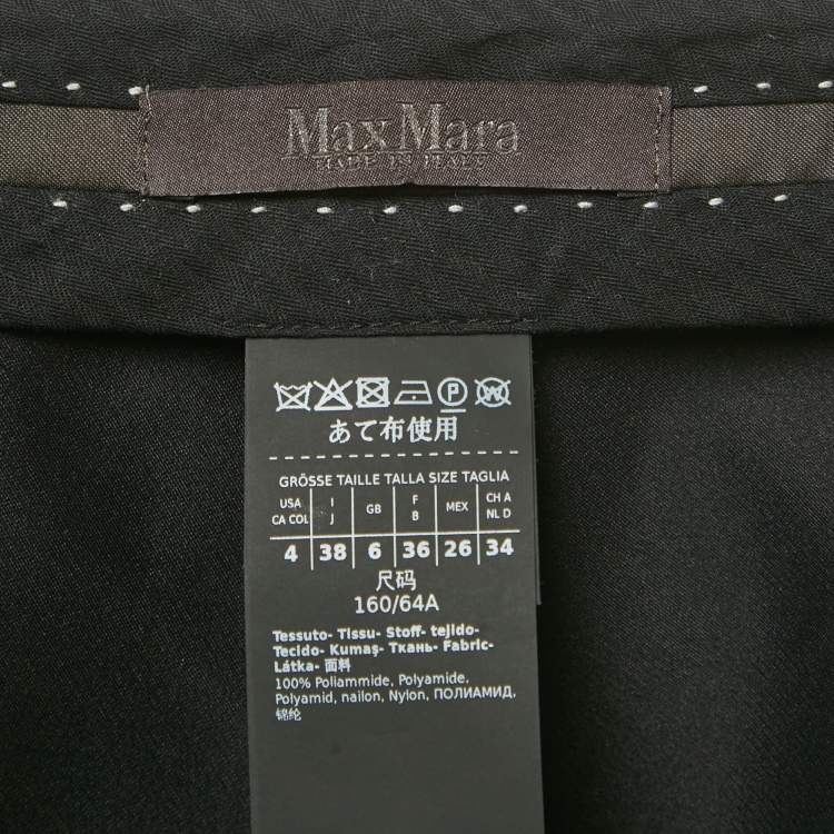 مملوكة مسبقًا Max Mara Black Satin Shorts S