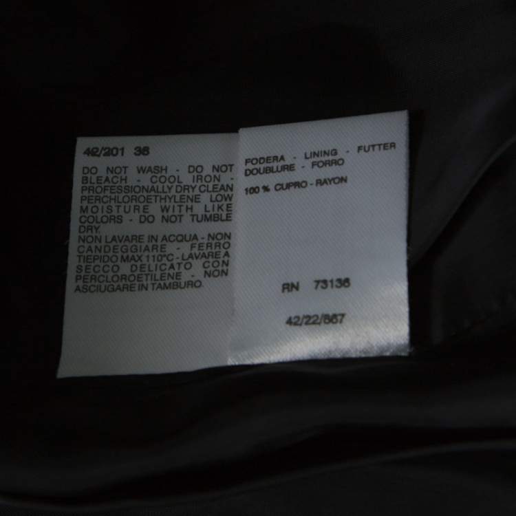 Pre Owned Max Mara Black Wool Blend Skirt Suit S