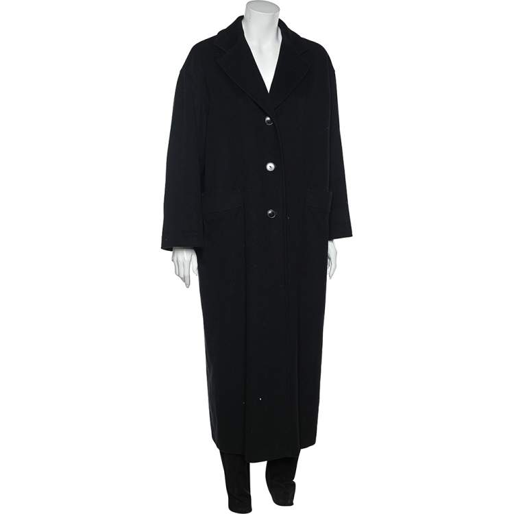 Max Mara Black Oversized Coat