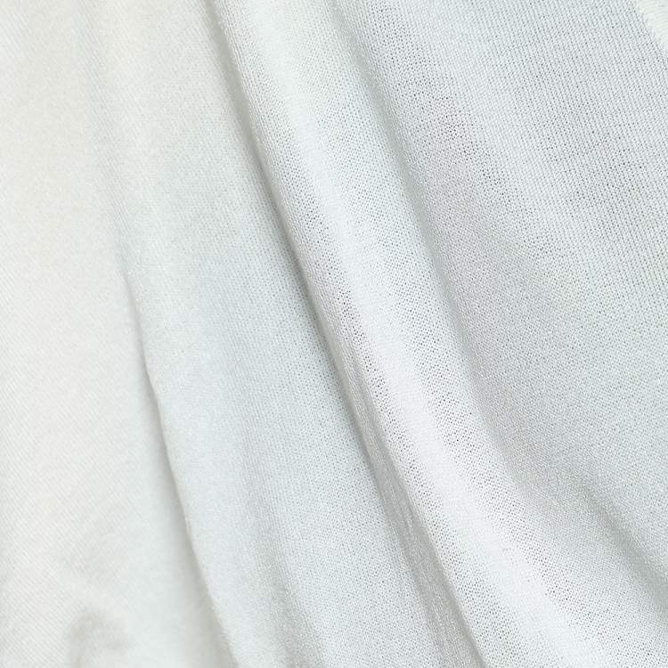 Pre Owned Max Mara White Knit Front Tie Detail Short Shrug XL