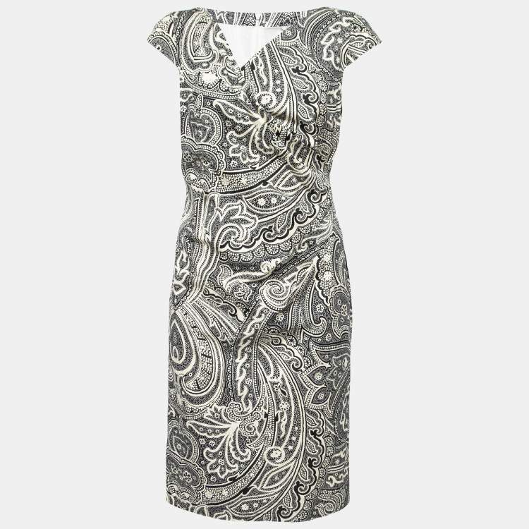 Paisley sheath clearance dress