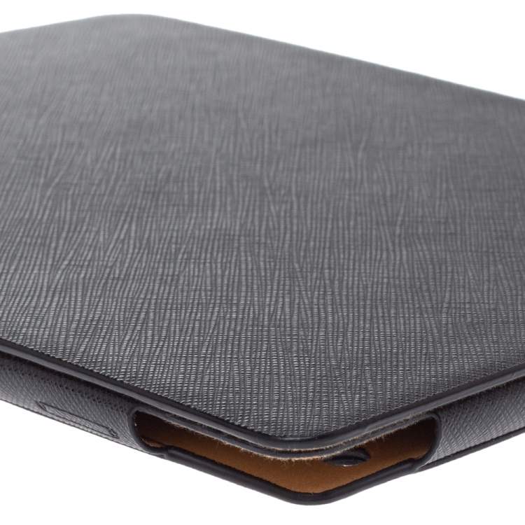 Pre Owned MCM Black Saffiano Leather Elda Ipad Case