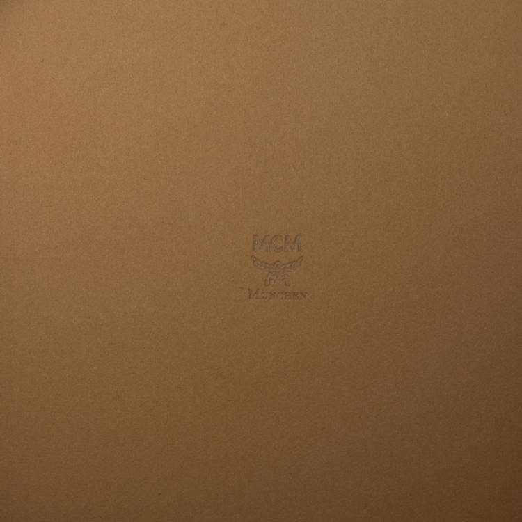 Pre Owned MCM Pink Visetos Leather Elda Ipad Case