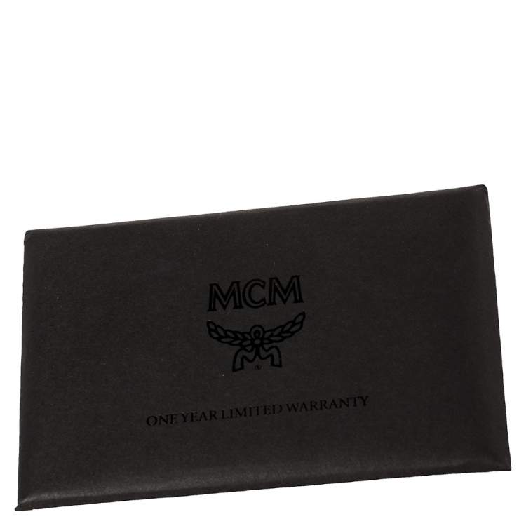 Pre Owned MCM Black Leather Boston Satchel