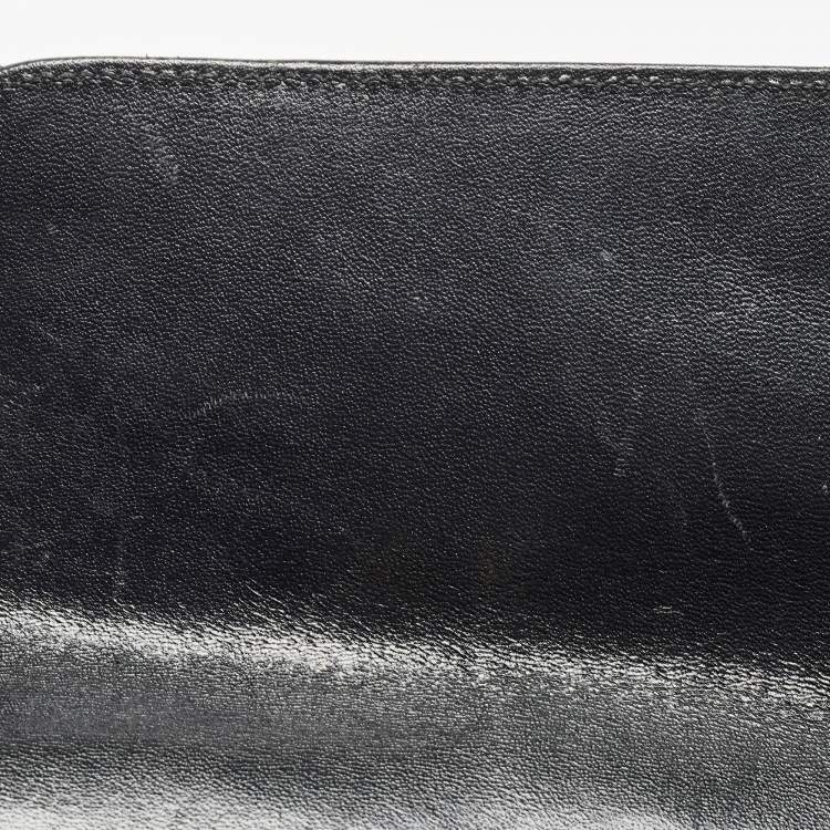 Pre Owned MCM Black Visetos Nylon and Leather Tote