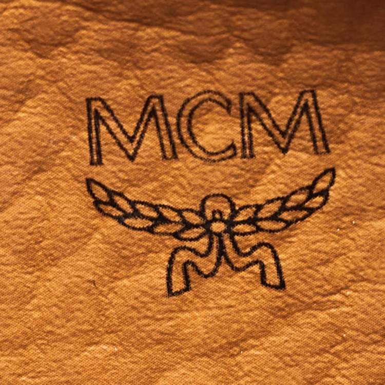 Pre Owned MCM Grey Leather Mini Milla Tote