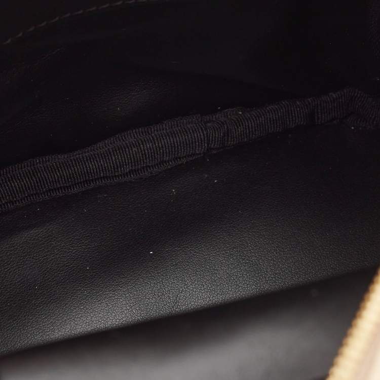 Pre Owned MCM Beige Visetos Coated Canvas and Leather Mini Stark Bebe Boo Backpack