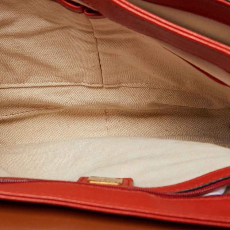 Pre Owned MCM Multicolor Coated Canvas,Calfhair and Leather Top Handle Bag