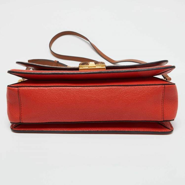 Pre Owned MCM Multicolor Coated Canvas,Calfhair and Leather Top Handle Bag