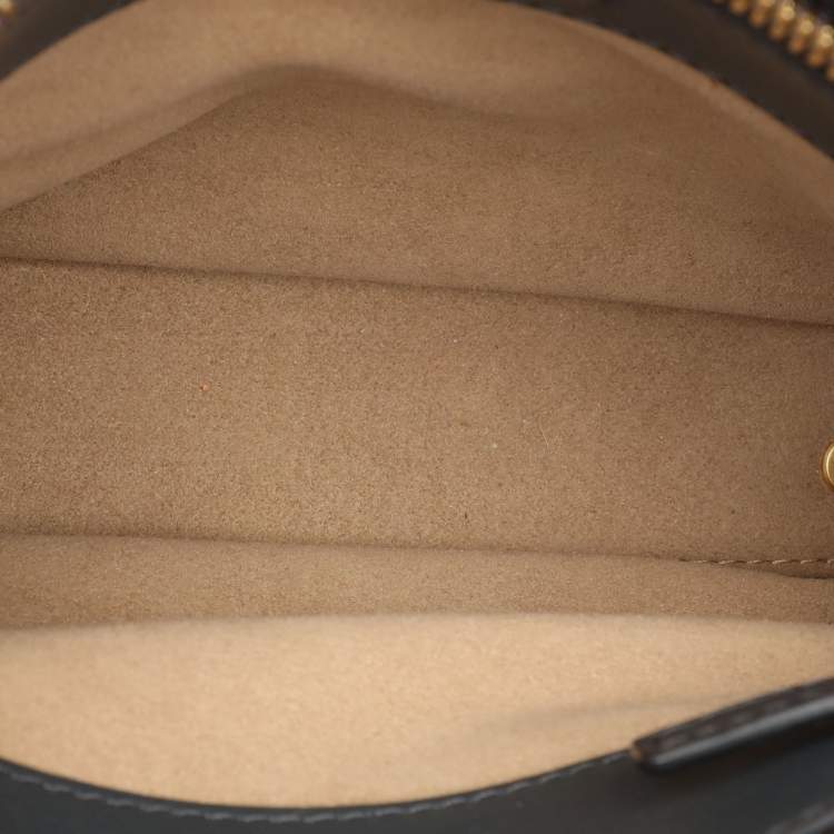 Pre Owned MCM Grey Leather Mini Milla Park Avenue Tote