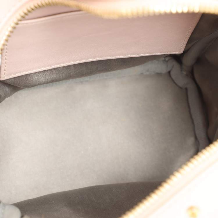Pre Owned MCM Pink Leather X-mini Stark Bebe Boo Backpack