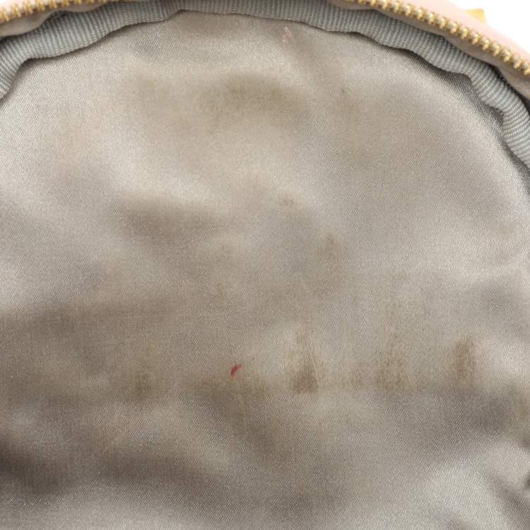 Pre Owned MCM Pink Leather X-mini Stark Bebe Boo Backpack