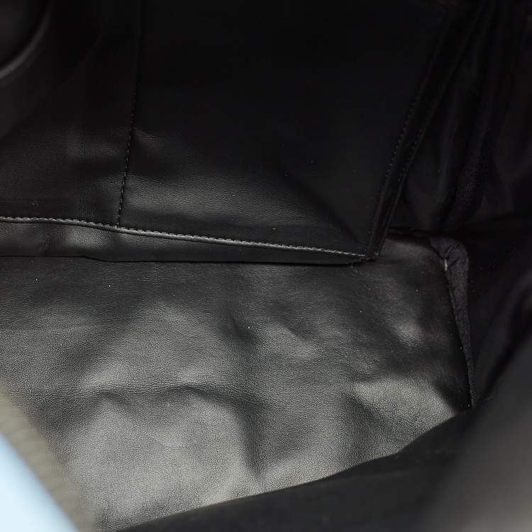 Pre Owned MCM Light Blue Visetos Coated Canvas Stark Side Studs Backpack