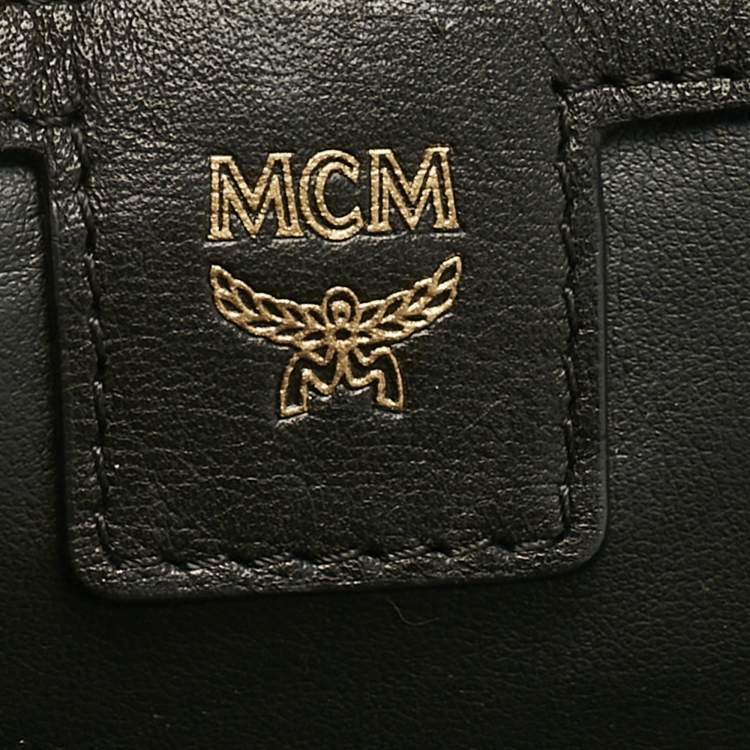 Pre Owned MCM Cognac Visetos Coated Canvas Medium Stark Backpack