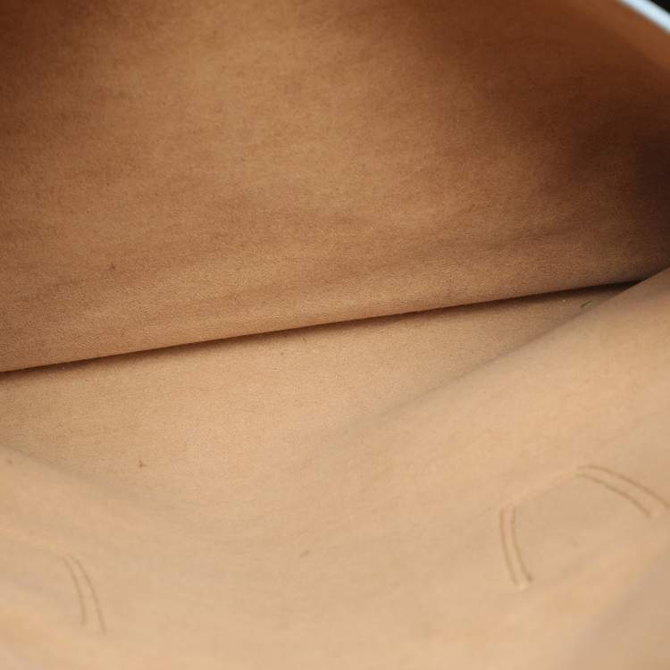 Pre Owned MCM Light Blue Leather Large Milla Tote