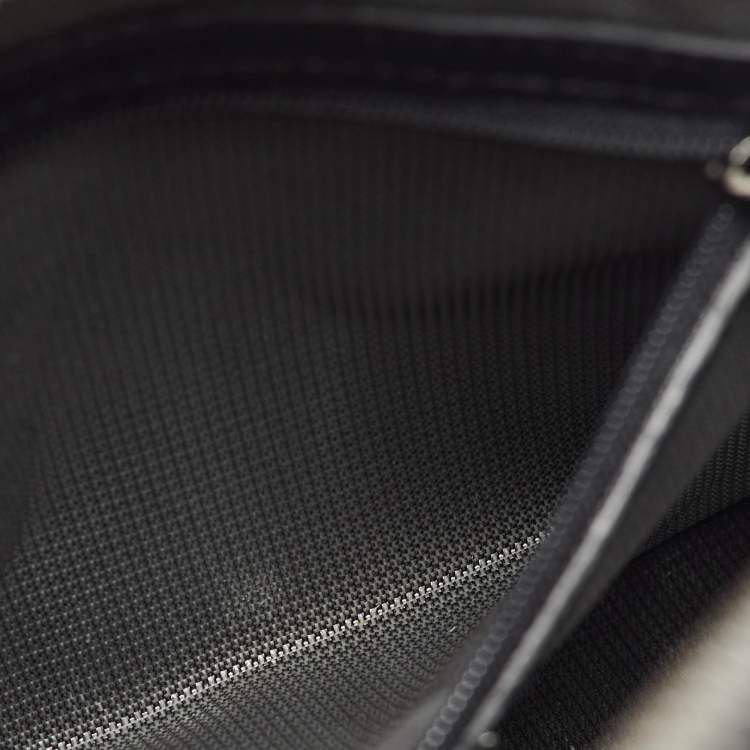 Pre Owned MCM Black Visetos Coated Canvas Small Stark Studded Backpack