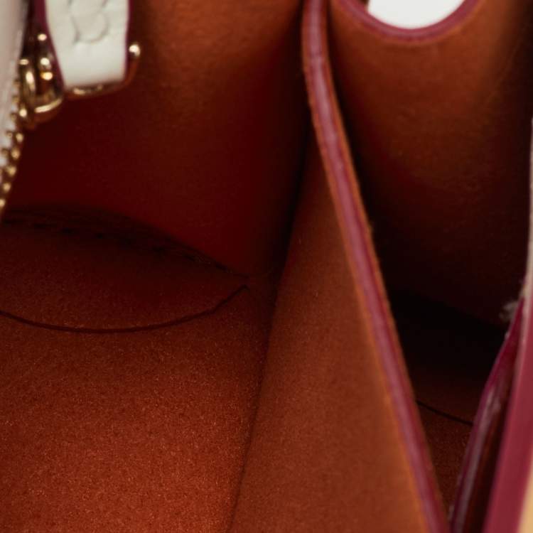 Pre Owned MCM Multicolor Leather and Visetos Coated Canvas Mini Patricia Crossbody Bag