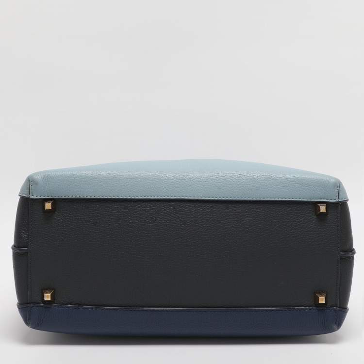 Pre Owned MCM Tricolor Leather Medium Milla Tote