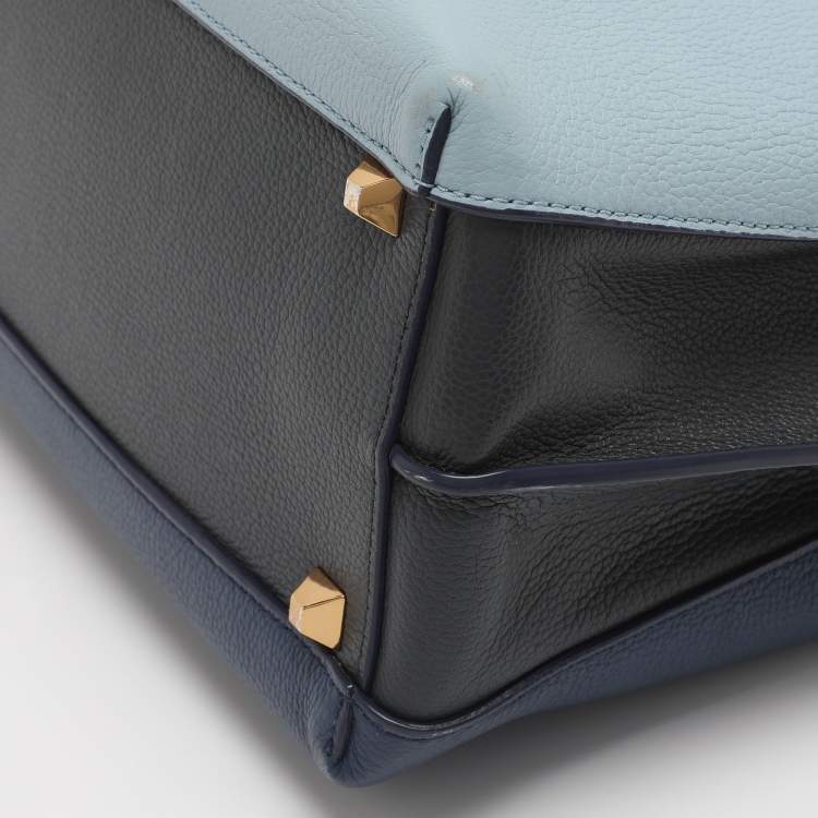 Pre Owned MCM Tricolor Leather Medium Milla Tote