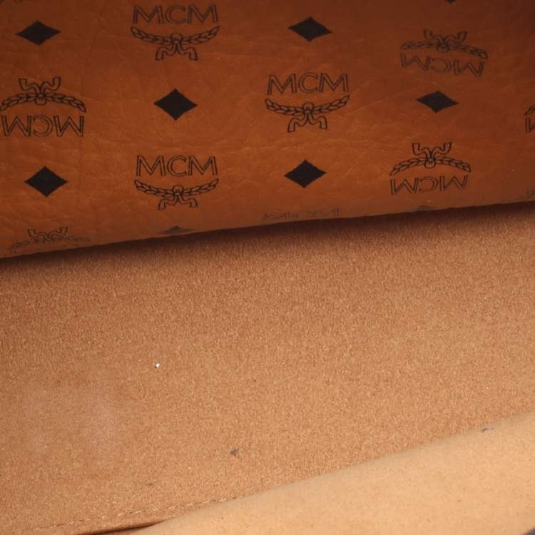 Pre Owned MCM Tricolor Leather Medium Milla Tote