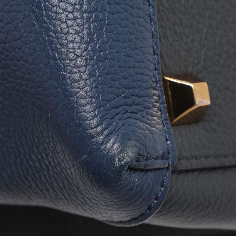 Pre Owned MCM Tricolor Leather Medium Milla Tote