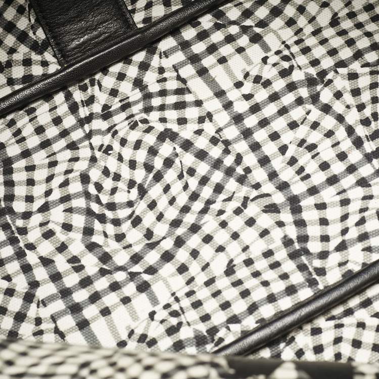 Pre Owned MCM Black Visetos Coated Canvas and Fabric Project Reversible Tote