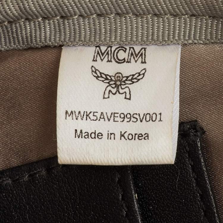 مملوكة مسبقًا MCM Stark Black/Grey Mini Studded Leather Backpack