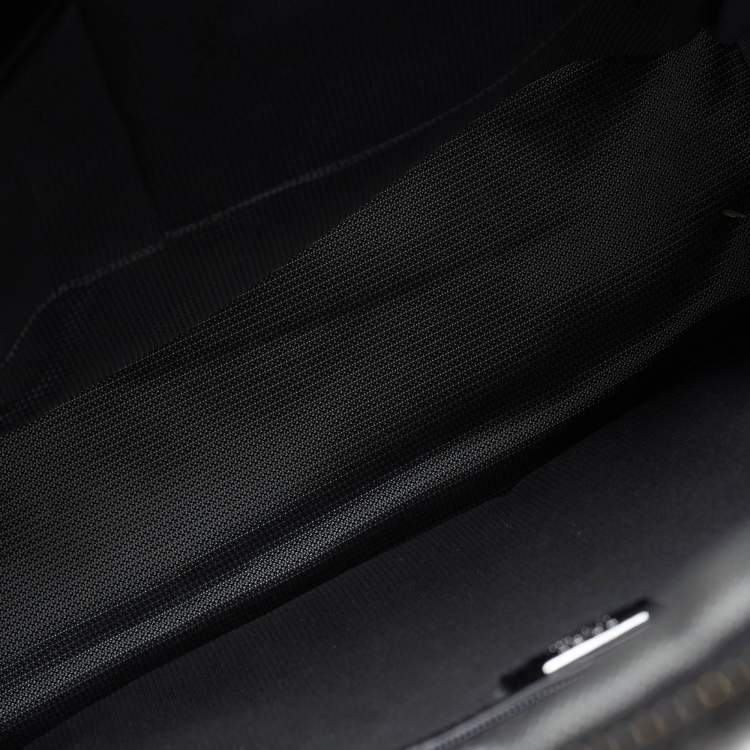 Pre Owned MCM Studs Stark Medium Silver/Black Visetos Coated Canvas Backpack