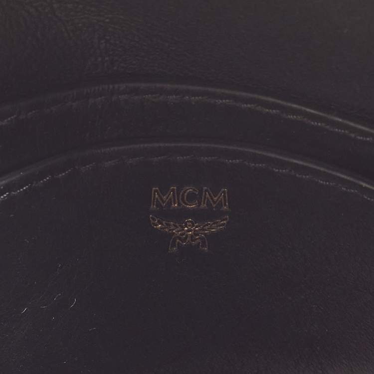 Pre Owned MCM Studded Pink Leather Backpack