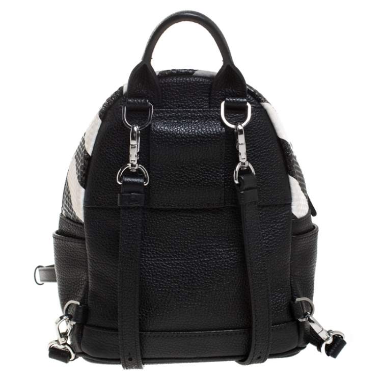 Pre Owned MCM Multicolor Leather and PVC Mini Roboter Backpack