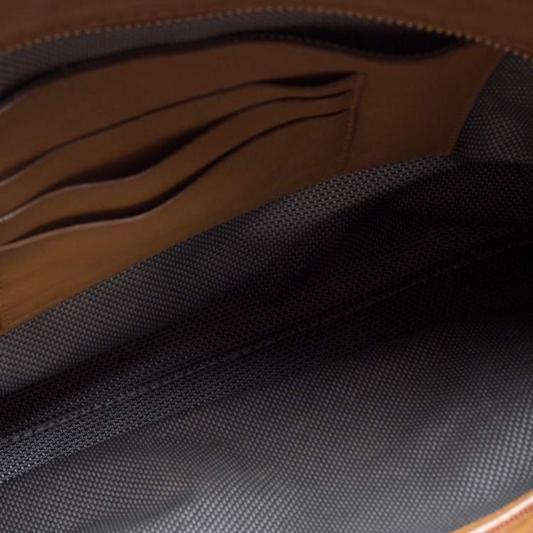 Pre Owned MCM Cognac Visetos Canvas Messenger Bag