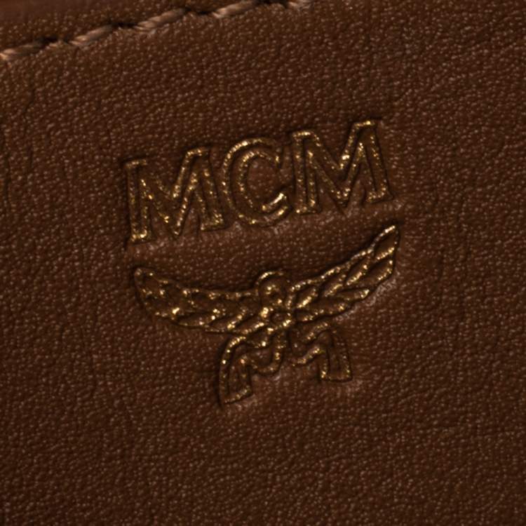 Pre Owned MCM Black Visetos Coated Canvas Mini Stark Side Studs Backpack