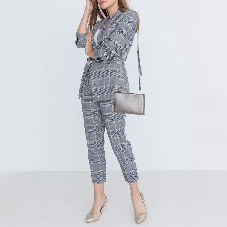 مملوكة مسبقًا MCM Metallic Lilac Leather Milla Double Zip Crossbody Bag