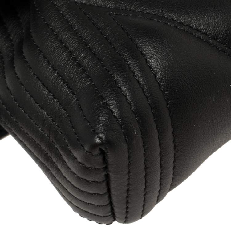 Pre Owned MCM Black Quilted Leather Patricia Belt Bag