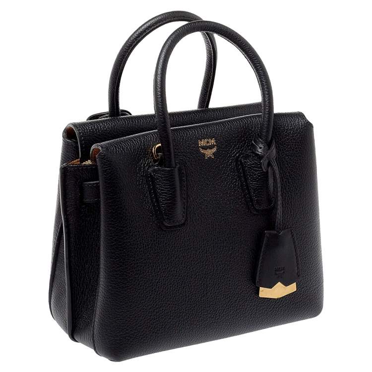 مملوكة مسبقًا MCM Black Leather Mini Milla Tote