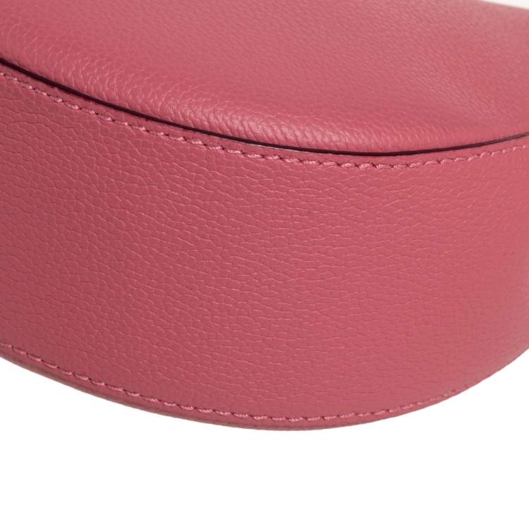 Pre Owned MCM Pink Leather Patricia Hobo