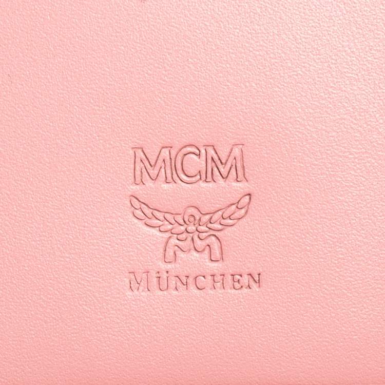 Pre Owned MCM Multicolor Visetos Coated Canvas and Leather Long Trifold Wallet