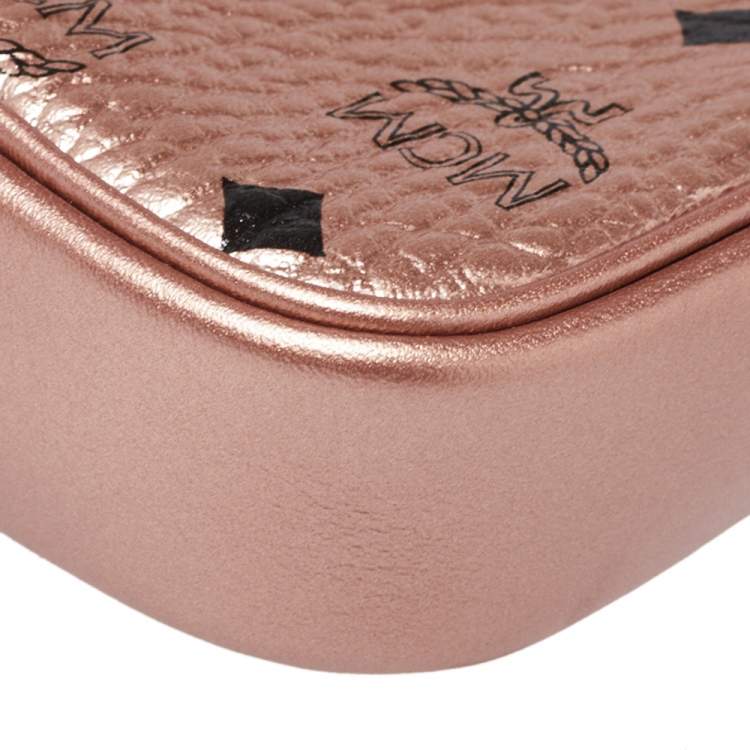 Mcm belt bag rose gold best sale