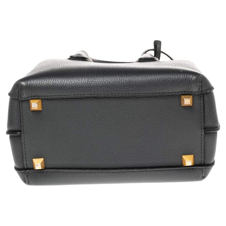 مملوكة مسبقًا MCM Dark Grey Leather Mini Milla Tote