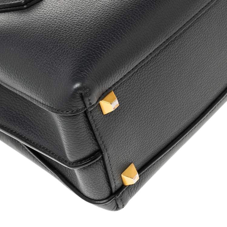 مملوكة مسبقًا MCM Dark Grey Leather Mini Milla Tote
